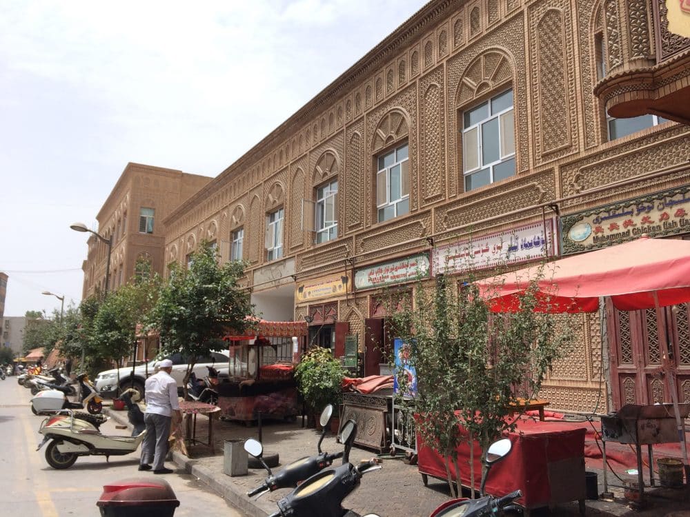 seni bina banggunan di Kashgar